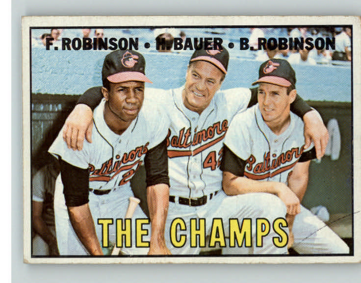 1967 Topps Baseball #001 Brooks Robinson Frank Robinson GD-VG ink 407286