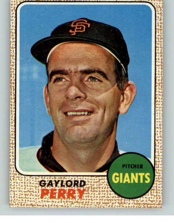 1968 Topps Baseball #085 Gaylord Perry Giants NR-MT 407399