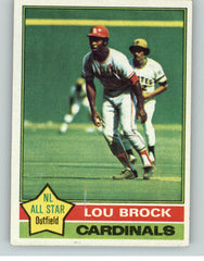 1976 Topps Baseball #010 Lou Brock Cardinals EX-MT 407415