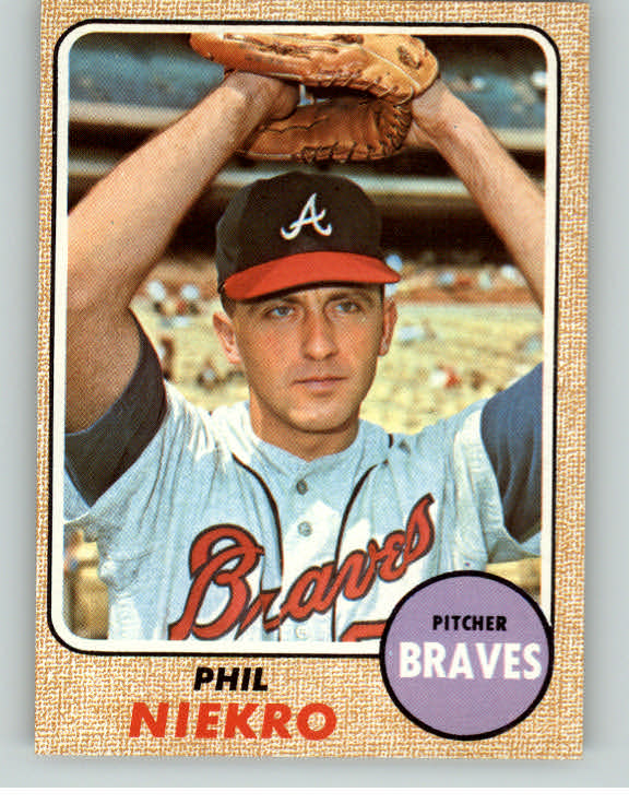 1968 Topps Baseball #257 Phil Niekro Braves NR-MT 407432