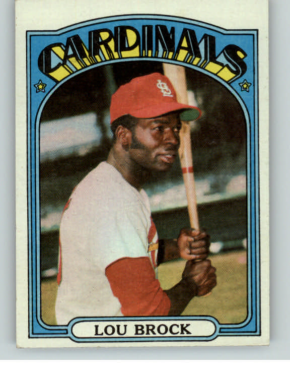 1972 Topps Baseball #200 Lou Brock Cardinals EX-MT 407462