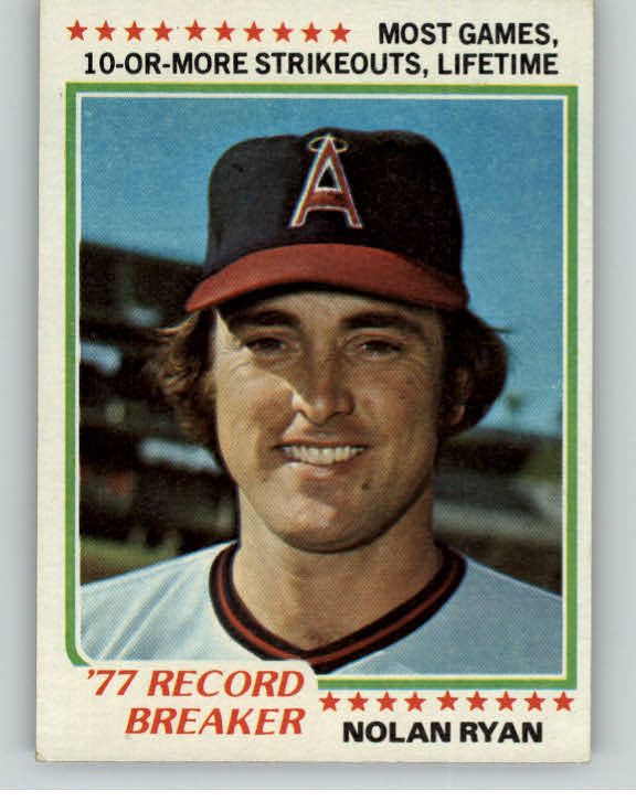 1978 Topps Baseball #006 Nolan Ryan RB Angels NR-MT 407483