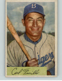 1954 Bowman Baseball #122 Carl Furillo Dodgers EX-MT 407588