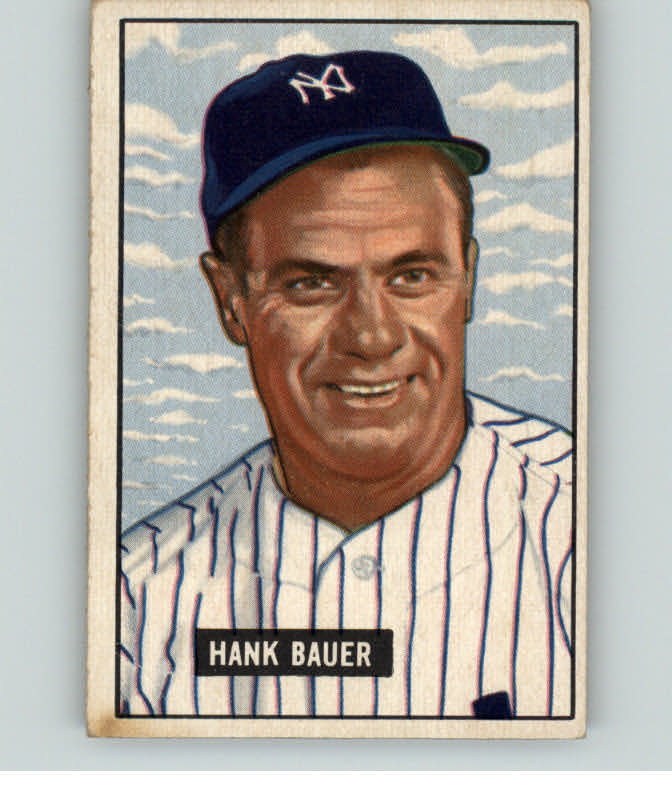 1951 Bowman Baseball #183 Hank Bauer Yankees VG-EX 407627