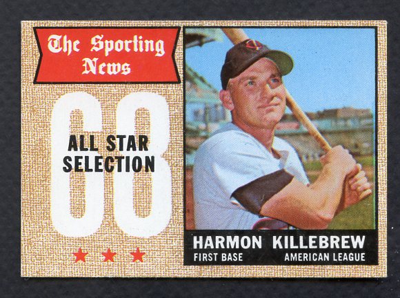 1968 Topps Baseball #361 Harmon Killebrew A.S. Twins NR-MT 407690