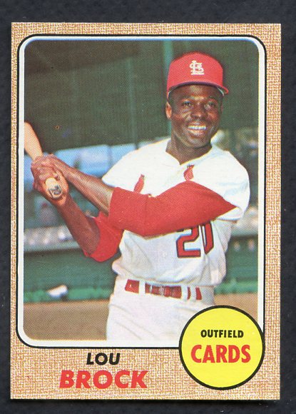 1968 Topps Baseball #520 Lou Brock Cardinals NR-MT 407721