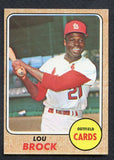 1968 Topps Baseball #520 Lou Brock Cardinals NR-MT 407721