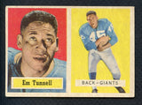 1957 Topps Football #035 Emlen Tunnell Giants EX-MT 407942