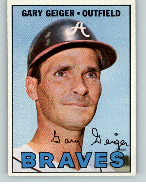 1967 Topps Baseball #566 Gary Geiger Braves NR-MT 408035