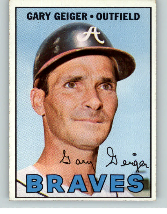 1967 Topps Baseball #566 Gary Geiger Braves NR-MT 408036