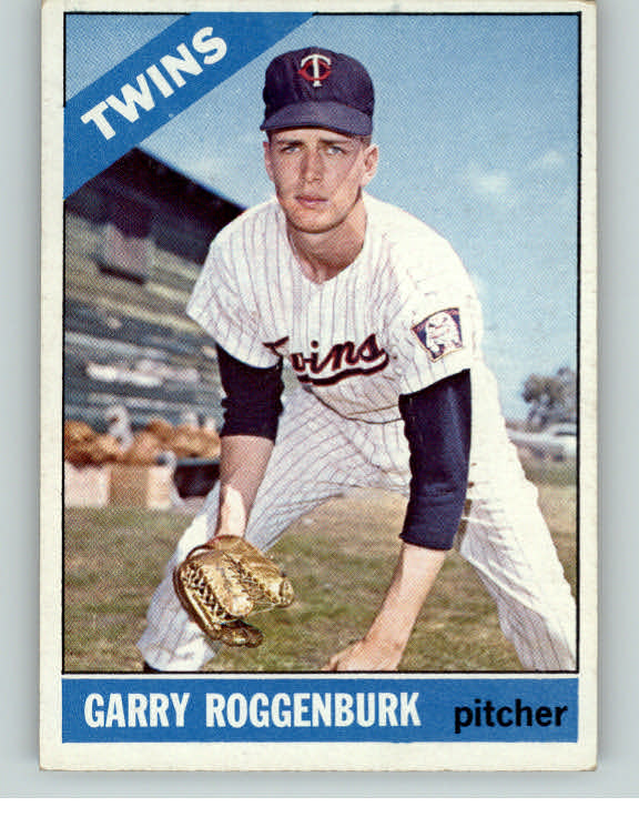 1966 Topps Baseball #582 Garry Roggenburk Twins EX-MT 408432