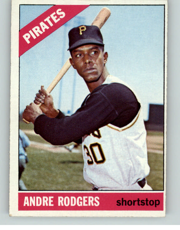 1966 Topps Baseball #592 Andre Rodgers Pirates EX-MT 408443