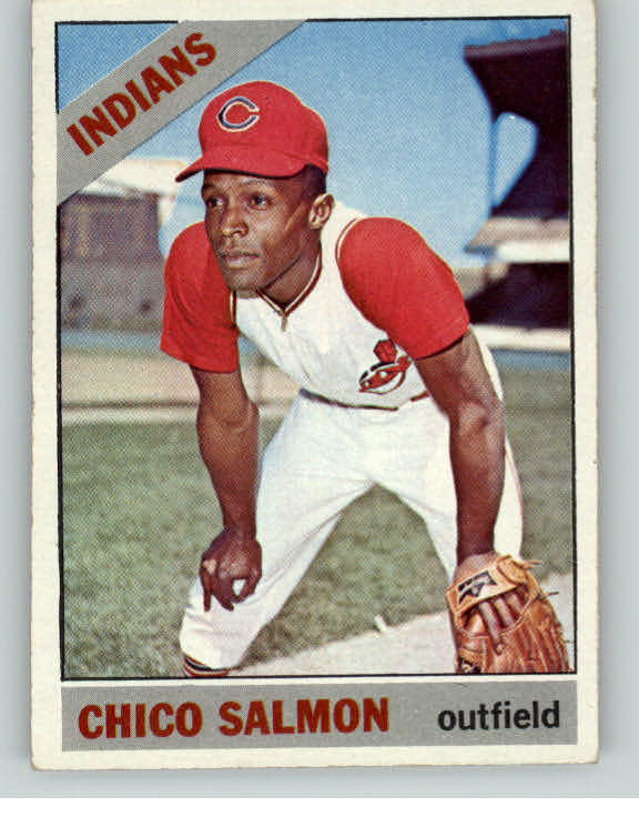 1966 Topps Baseball #594 Chico Salmon Indians EX-MT 408446