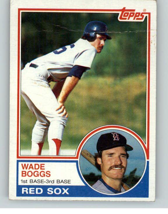 1983 Topps Baseball #498 Wade Boggs Red Sox Good 408459
