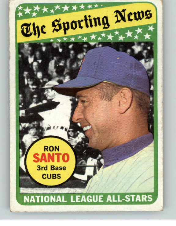 1969 Topps Baseball #420 Ron Santo A.S. Cubs VG 408474