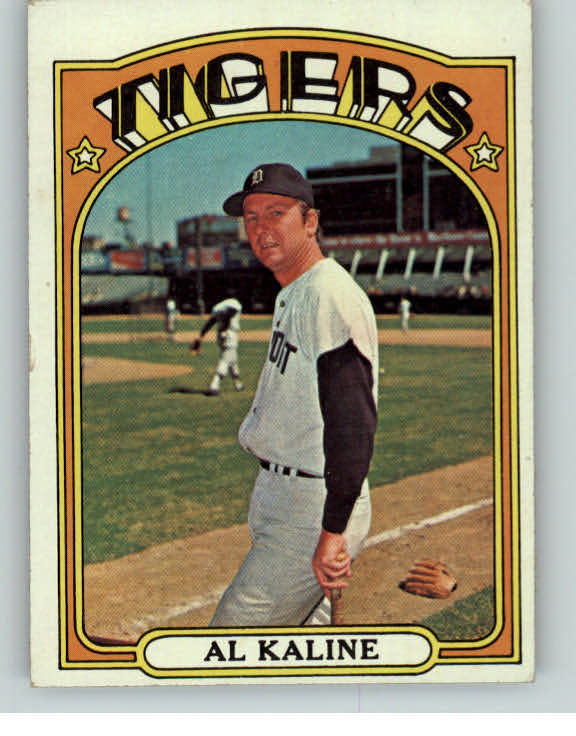 1972 Topps Baseball #600 Al Kaline Tigers EX 408609