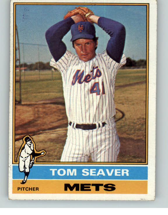 1976 Topps Baseball #600 Tom Seaver Mets VG-EX 408616