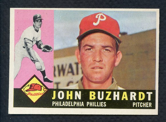 1960 Topps Baseball #549 John Buzhardt Phillies NR-MT 408775