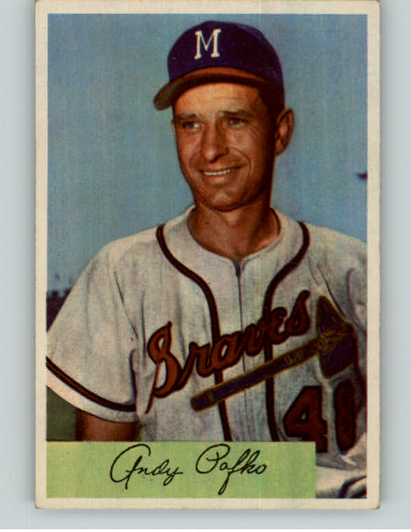 1954 Bowman Baseball #112 Andy Pafko Braves EX-MT 408957