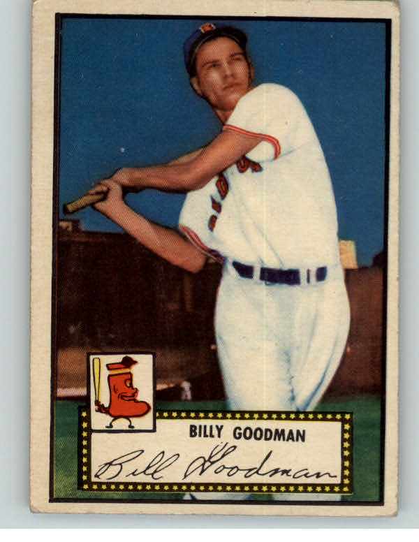 1952 Topps Baseball #023 Billy Goodman Red Sox VG-EX Red 409053
