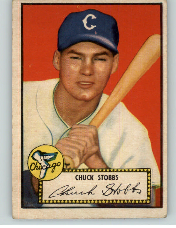 1952 Topps Baseball #062 Chuck Stobbs White Sox VG-EX Red 409111