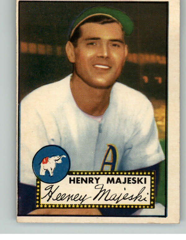 1952 Topps Baseball #112 Hank Majeski A's EX 409168