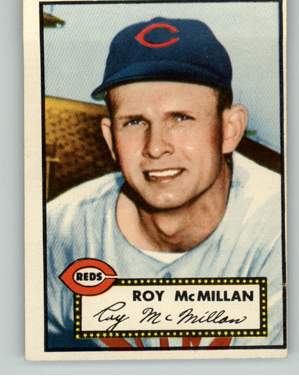 1952 Topps Baseball #137 Roy McMillan Reds EX-MT oc 409192