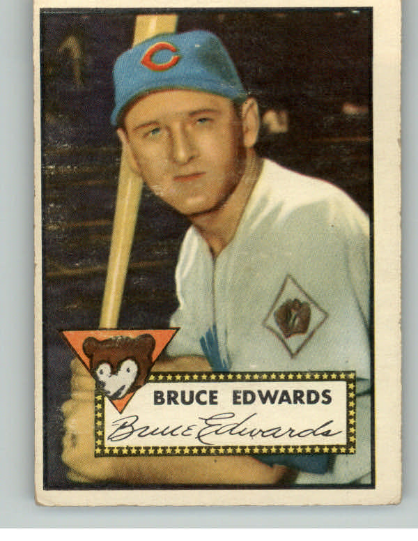 1952 Topps Baseball #224 Bruce Edwards Cubs VG-EX 409255