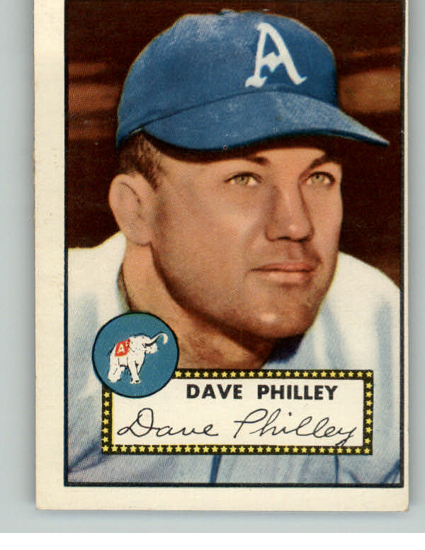 1952 Topps Baseball #226 Dave Philley A's EX-MT oc 409256