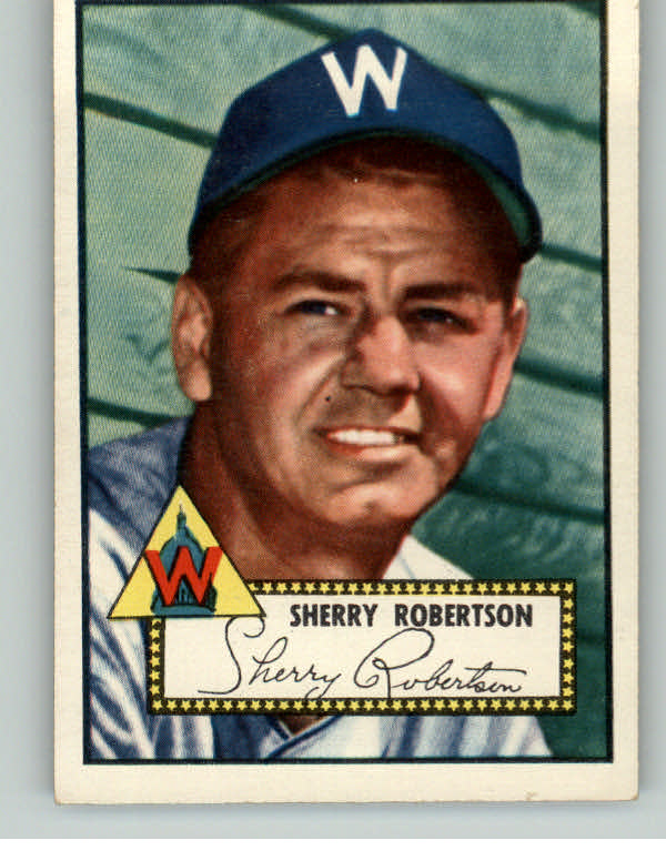 1952 Topps Baseball #245 Sherry Robertson Senators EX+/EX-MT 409271