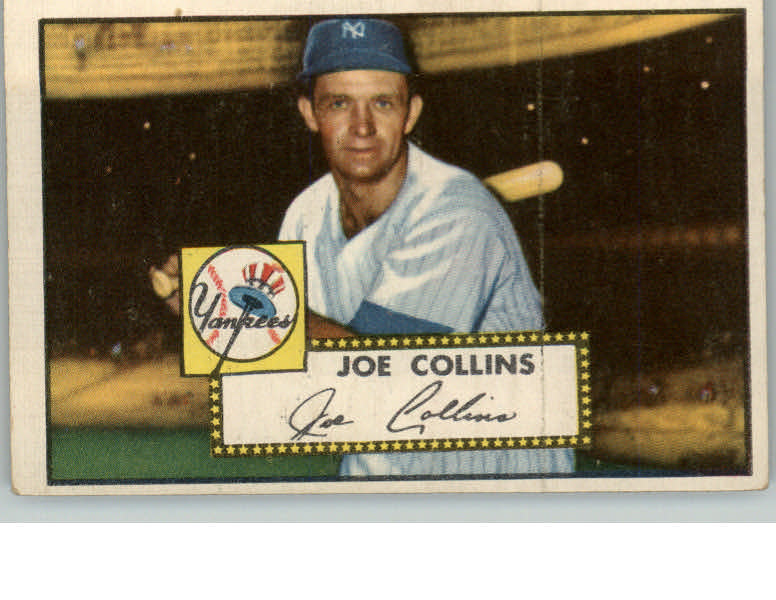 1952 Topps Baseball #202 Joe Collins Yankees EX+ 409348