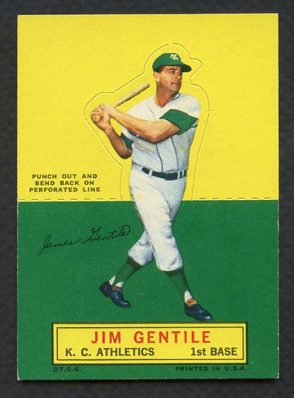 1964 Topps Baseball Stand Ups Jim Gentile A's EX-MT 409488