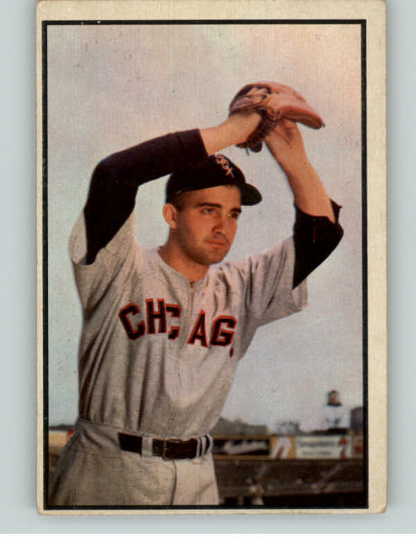 1953 Bowman Color Baseball #073 Billy Pierce White Sox EX 409674