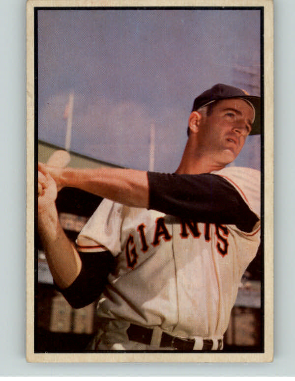 1953 Bowman Color Baseball #074 Don Mueller Giants EX 409686