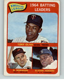 1965 Topps Baseball #001 A.L. Batting Leaders Robinson EX-MT 409699
