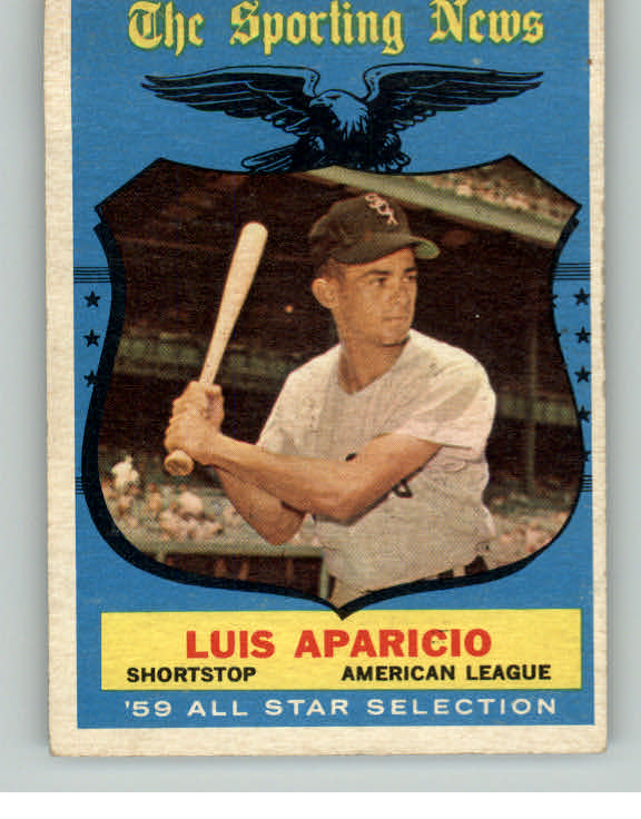 1959 Topps Baseball #560 Luis Aparicio A.S. White Sox EX 409752