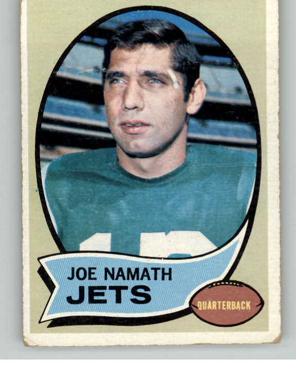 1970 Topps Football #150 Joe Namath Jets VG-EX 409764
