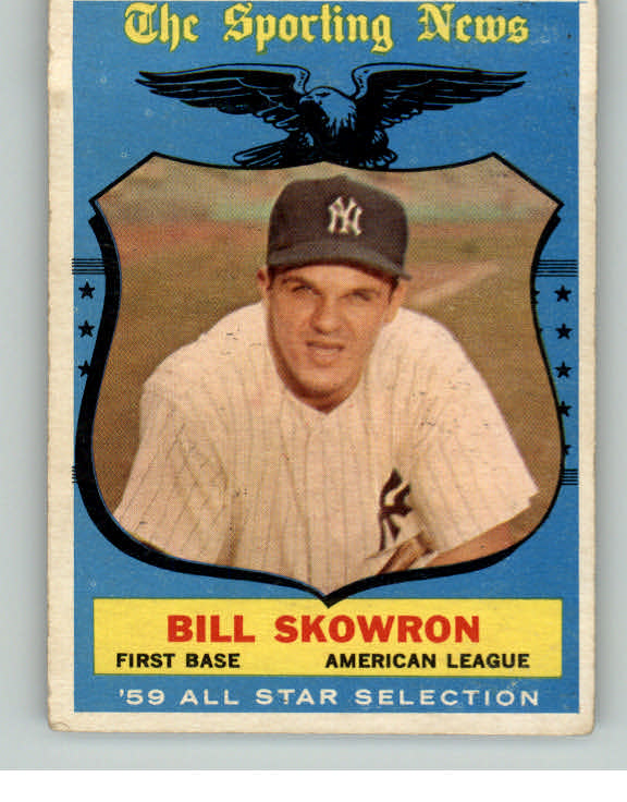 1959 Topps Baseball #554 Bill Skowron A.S. Yankees VG-EX 409774