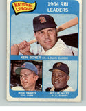 1965 Topps Baseball #006 N.L. RBI Leaders Willie Mays VG-EX 409810