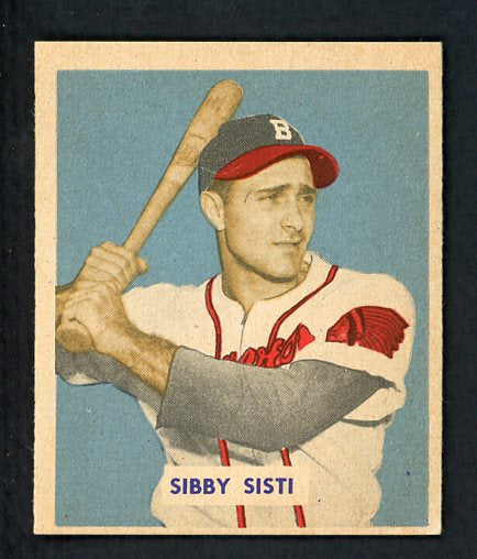 1949 Bowman Baseball #201 Sibby Sisti Braves EX-MT 410242
