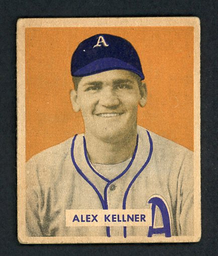 1949 Bowman Baseball #222 Alex Kellner A's VG-EX 410268