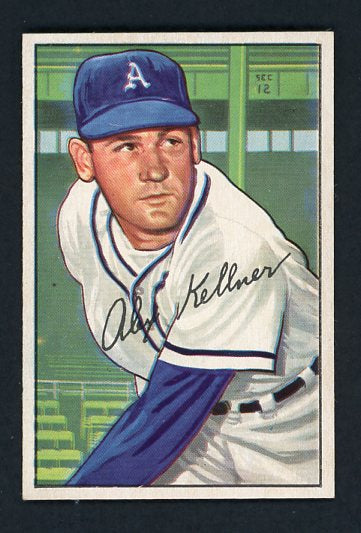1952 Bowman Baseball #226 Alex Kellner A's NR-MT 410327
