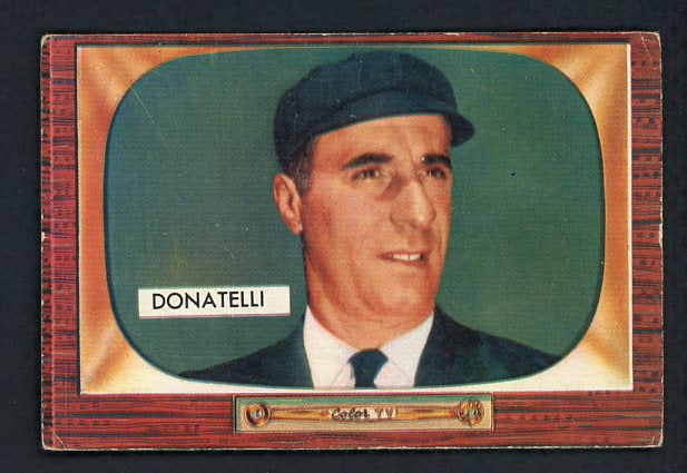 1955 Bowman Baseball #313 Augie Donatelli Umpire VG-EX 410358