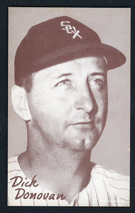 1947-66 Exhibits Dick Donovan White Sox EX-MT 410467