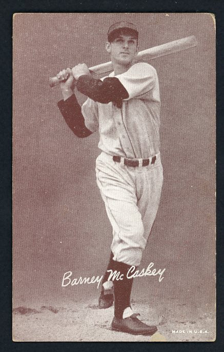 1947-66 Exhibits Barney McCaskey A's VG 410547