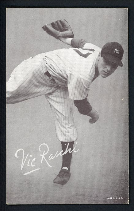 1947-66 Exhibits Vic Raschi Yankees EX-MT 410570