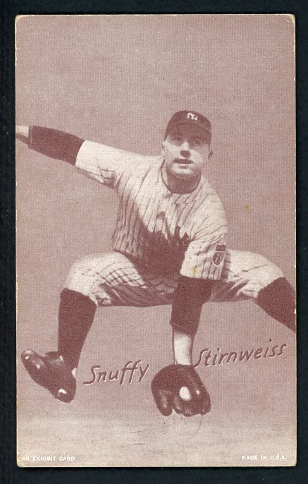 1947-66 Exhibits Snuffy Stirnweiss Yankees VG-EX 410600