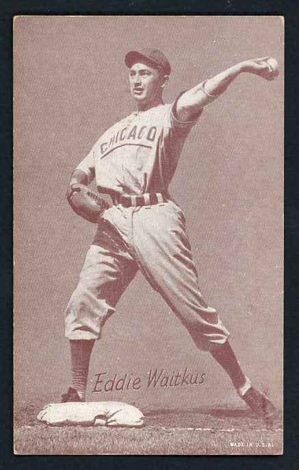 1947-66 Exhibits Eddie Waitkus Cubs EX-MT 410611
