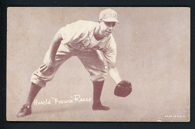 1947-66 Exhibits Pee Wee Reese Dodgers VG No Ball 410654