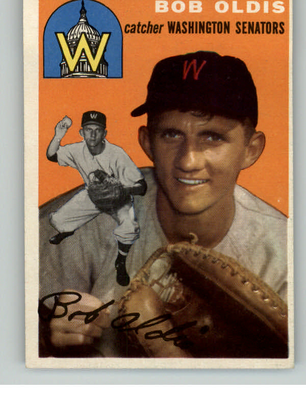 1954 Topps Baseball #091 Bob Oldis Senators EX-MT 410740